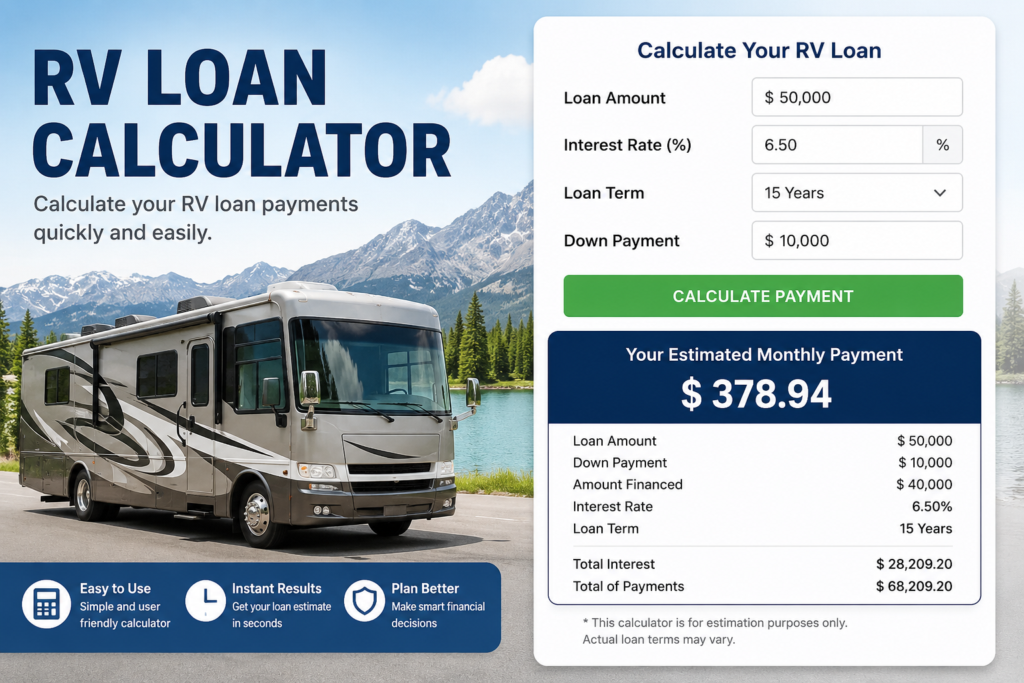 RV Loan Calculator