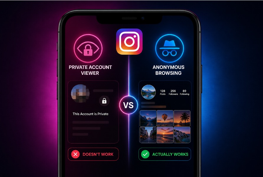 Instagram Private Account Viewer vs Anonymous Browsing: Which Actually Works in 2026?