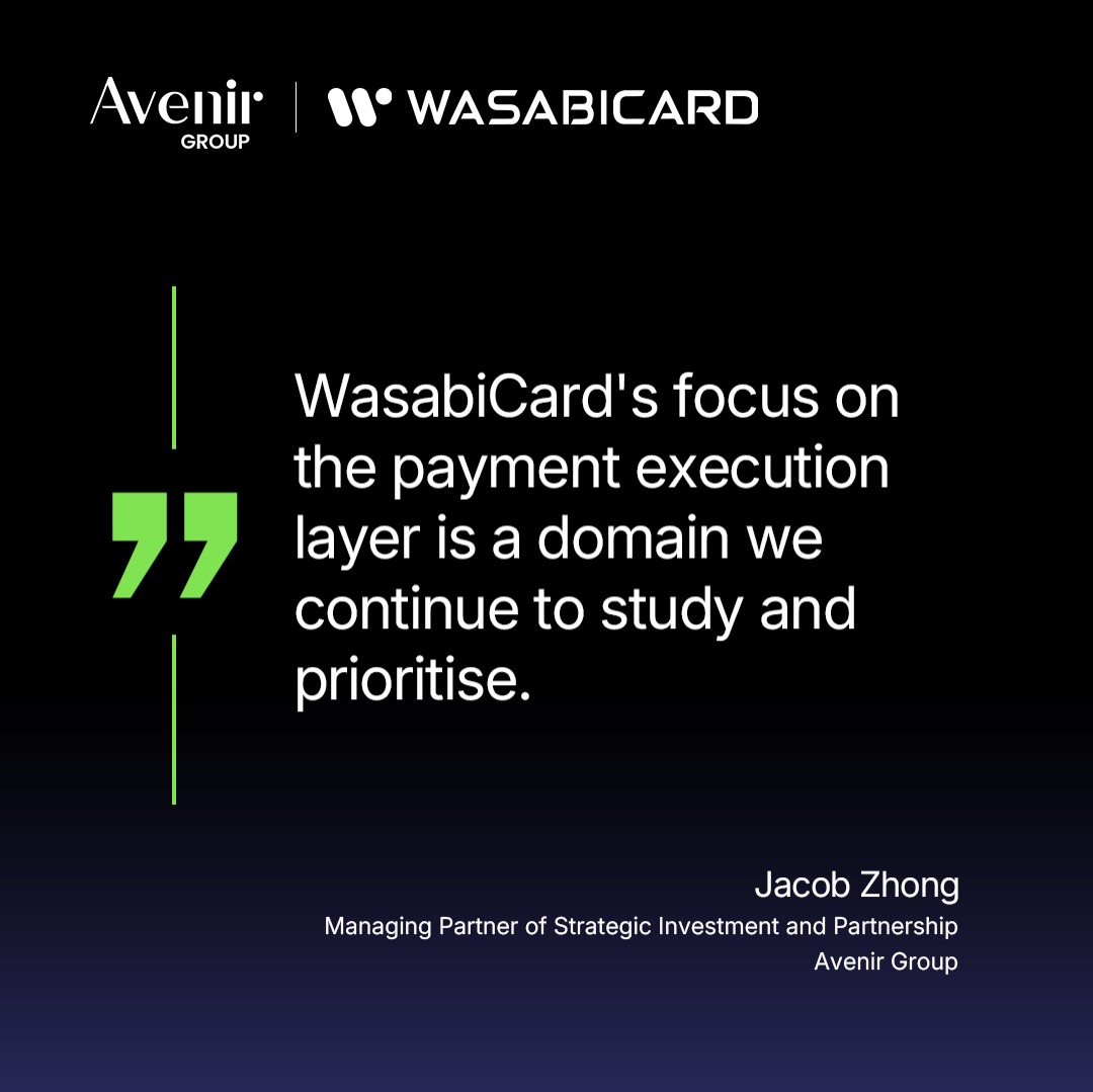 Avenir Group's Investment in WasabiCard Reflects a Larger Shift in the Stablecoin Economy