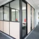Aluminum Composite Panels and Glass Partitions in Modern Offices