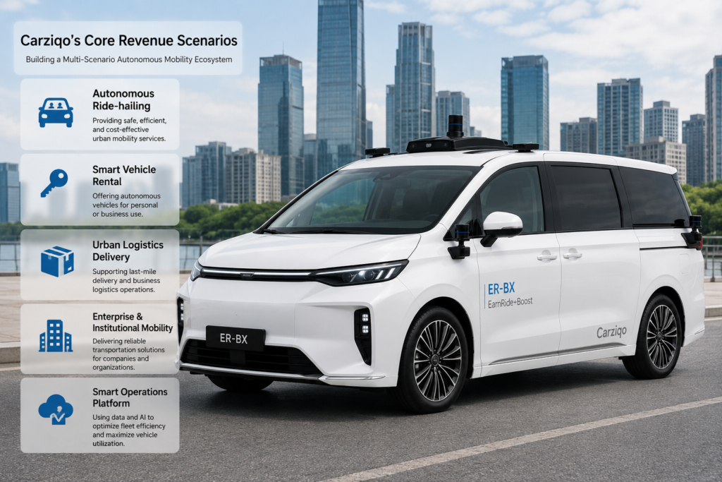 Carziqo Reveals the Core Revenue Scenarios Behind Its Autonomous Mobility Ecosystem