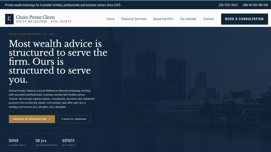 Private Clients Strengthens