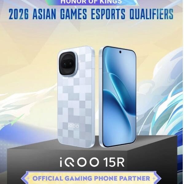 iQOO 15R Named Official Gaming Phone for 2026 Asian Games Esports Qualifiers: Honor of Kings