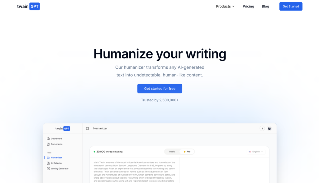 TwainGPT the Best AI Humanizer Tool