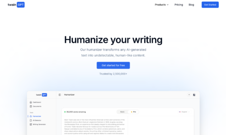 TwainGPT the Best AI Humanizer Tool