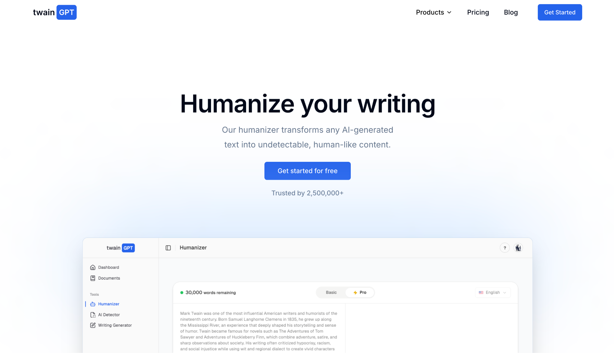 TwainGPT the Best AI Humanizer Tool