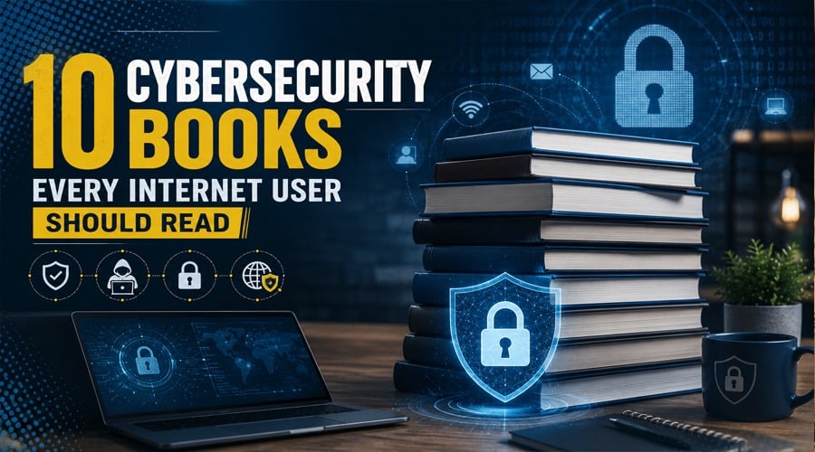 10 Cybersecurity Books