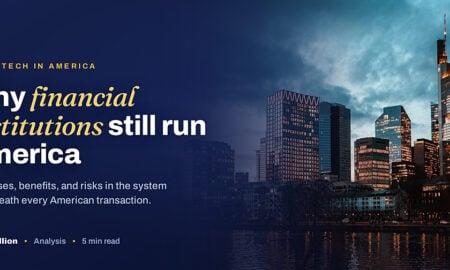 TechBullion featured card: Why financial institutions still run America
