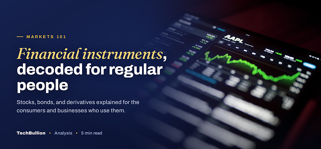 TechBullion featured card: Financial instruments, decoded for regular people