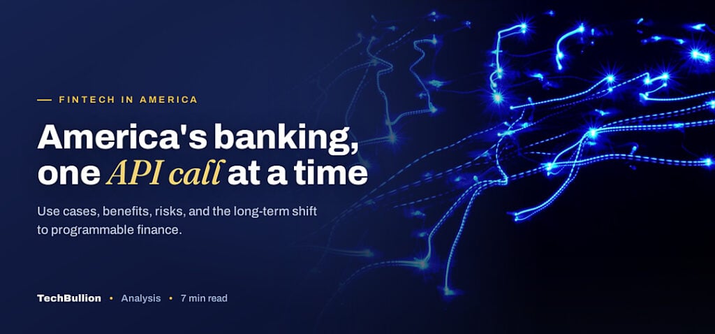 TechBullion featured card: America's banking, one API call at a time