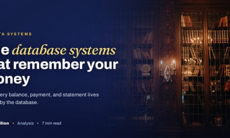 TechBullion featured card: The database systems that remember your money