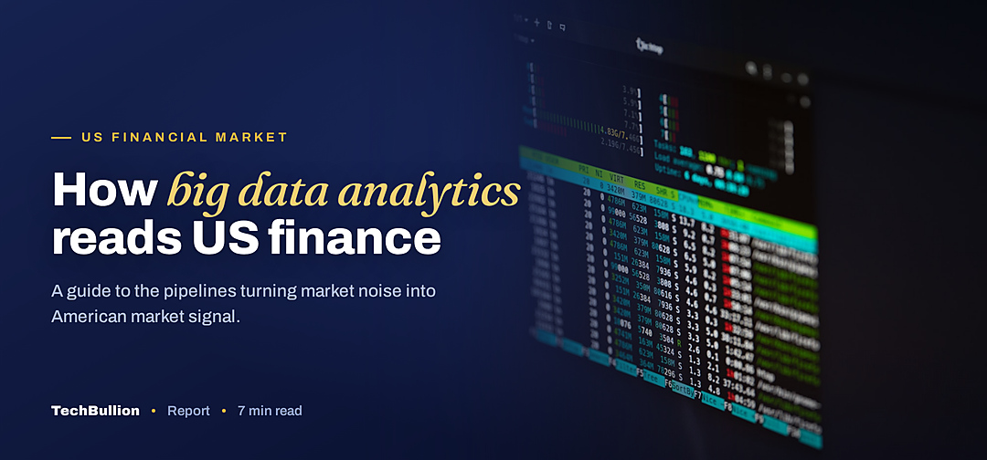 TechBullion featured card: How big data analytics reads US finance
