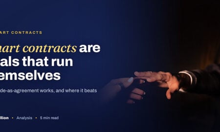 TechBullion featured card: Smart contracts are deals that run themselves
