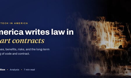 TechBullion featured card: America writes law in smart contracts