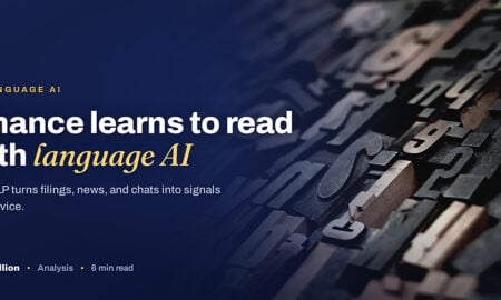 TechBullion featured card: Finance learns to read with language AI