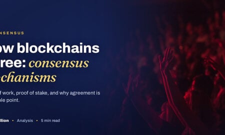 TechBullion featured card: How blockchains agree: consensus mechanisms
