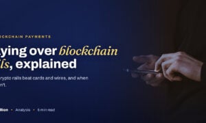 TechBullion featured card: Paying over blockchain rails, explained
