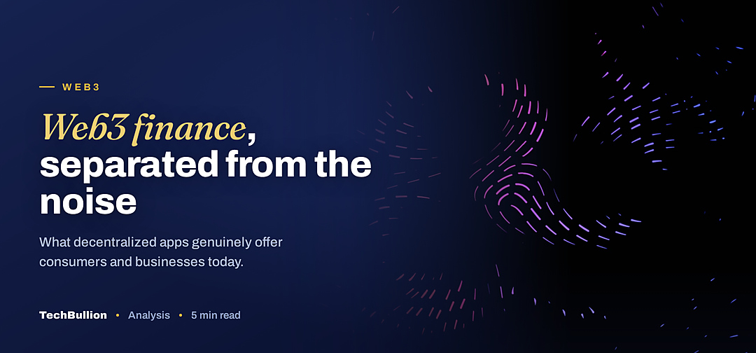 TechBullion featured card: Web3 finance, separated from the noise