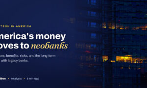 TechBullion featured card: America's money moves to neobanks