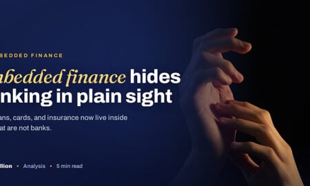 TechBullion featured card: Embedded finance hides banking in plain sight