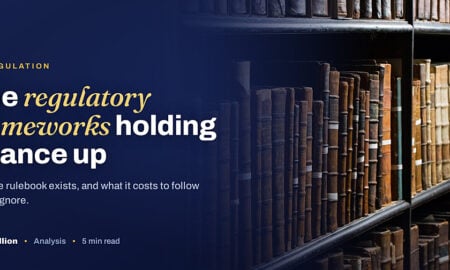 TechBullion featured card: The regulatory frameworks holding finance up