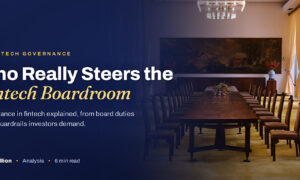 TechBullion featured card: Who Really Steers the Fintech Boardroom