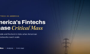 TechBullion featured card: America's Fintechs Chase Critical Mass