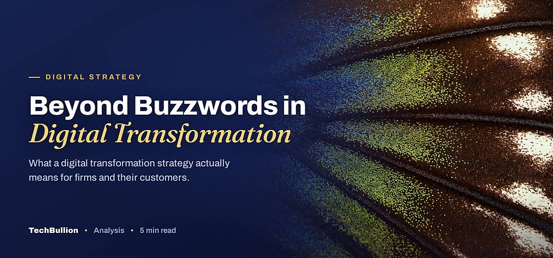 TechBullion featured card: Beyond Buzzwords in Digital Transformation