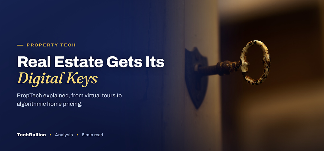TechBullion featured card: Real Estate Gets Its Digital Keys