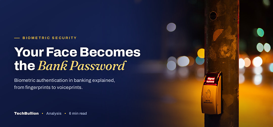 TechBullion featured card: Your Face Becomes the Bank Password
