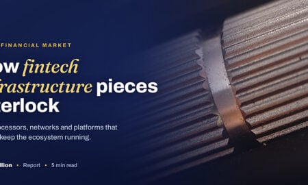 TechBullion featured card: How fintech infrastructure pieces interlock