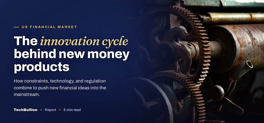 TechBullion featured card: The innovation cycle behind new money products