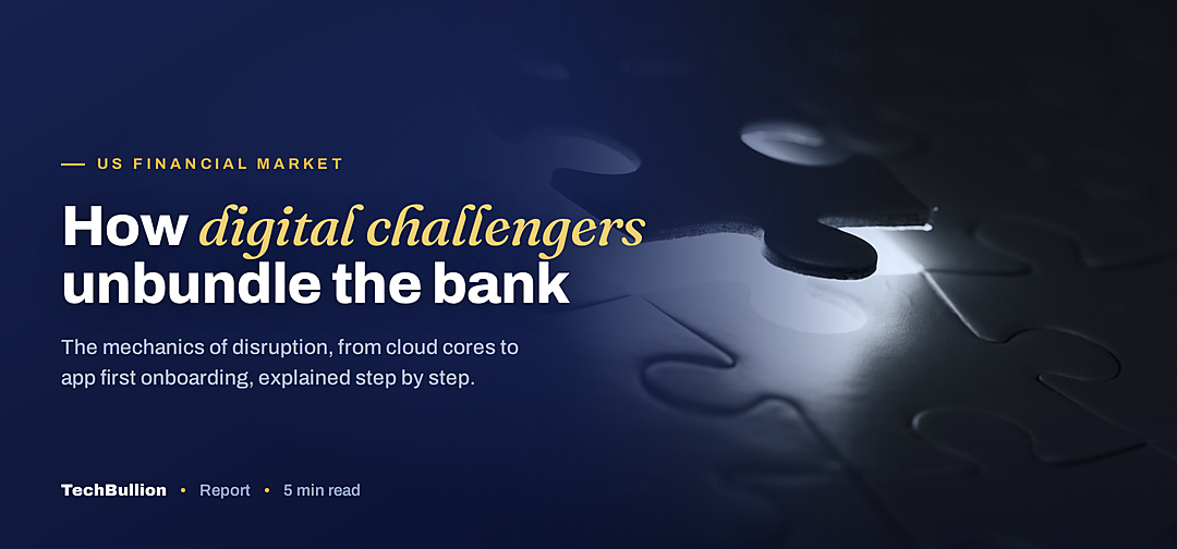 TechBullion featured card: How digital challengers unbundle the bank