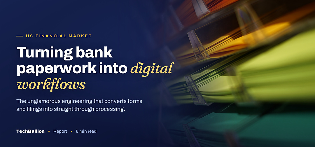 TechBullion featured card: Turning bank paperwork into digital workflows