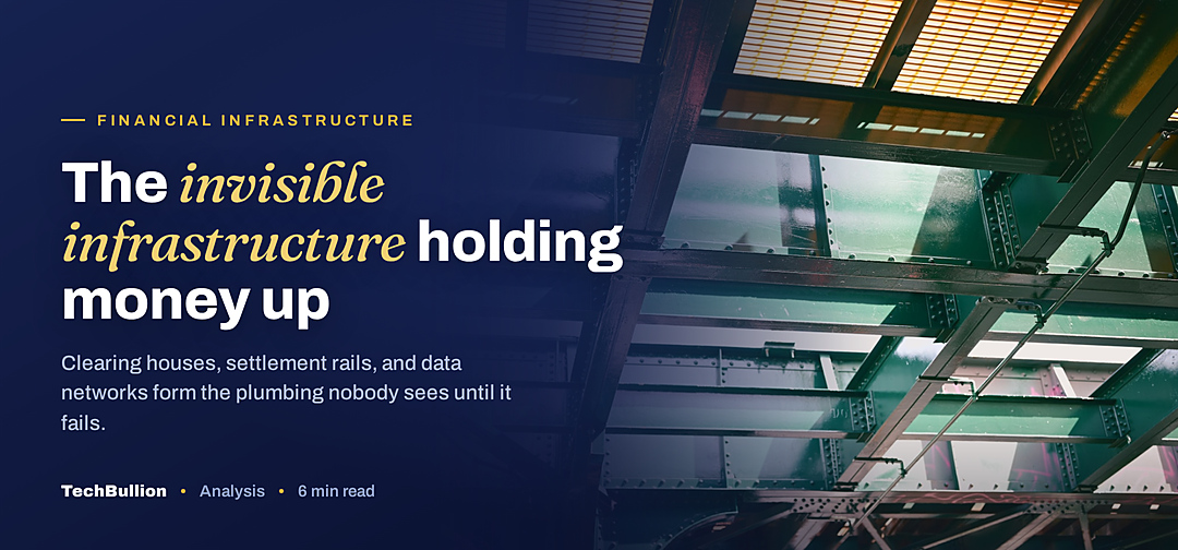 TechBullion featured card: The invisible infrastructure holding money up