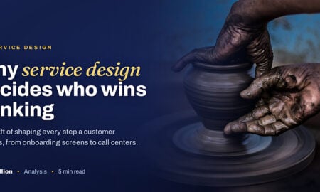 TechBullion featured card: Why service design decides who wins banking