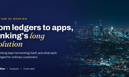 TechBullion featured card: From ledgers to apps, banking's long evolution