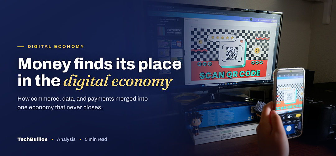 TechBullion featured card: Money finds its place in the digital economy