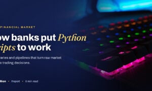 TechBullion featured card: How banks put Python scripts to work