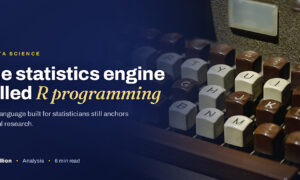 TechBullion featured card: The statistics engine called R programming