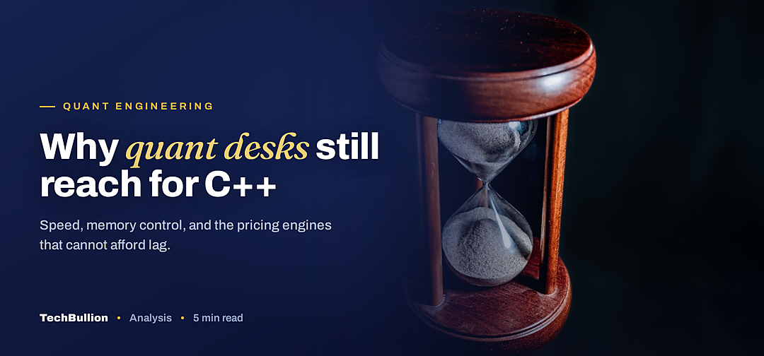 TechBullion featured card: Why quant desks still reach for C++
