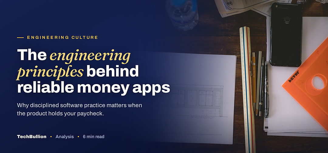 TechBullion featured card: The engineering principles behind reliable money apps
