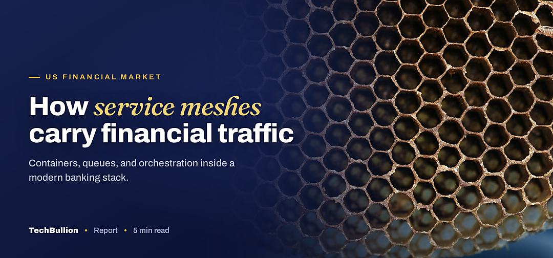 TechBullion featured card: How service meshes carry financial traffic