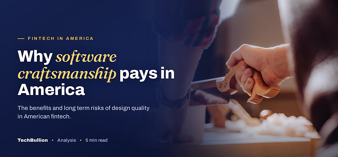 TechBullion featured card: Why software craftsmanship pays in America