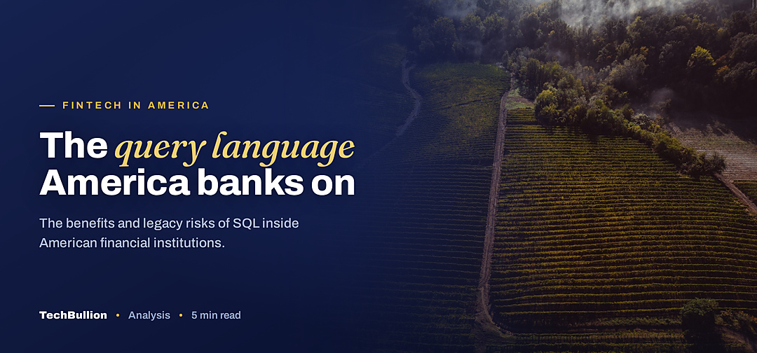 TechBullion featured card: The query language America banks on