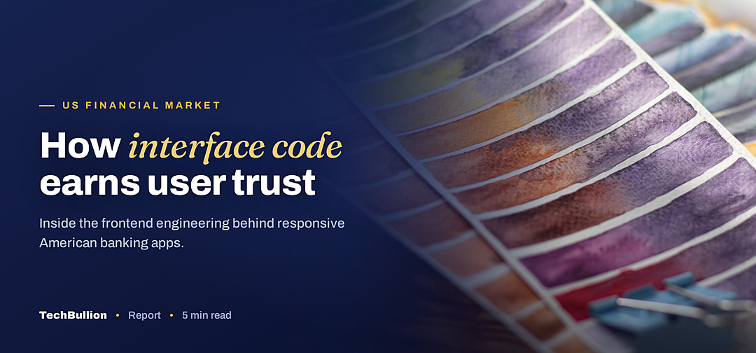 TechBullion featured card: How interface code earns user trust