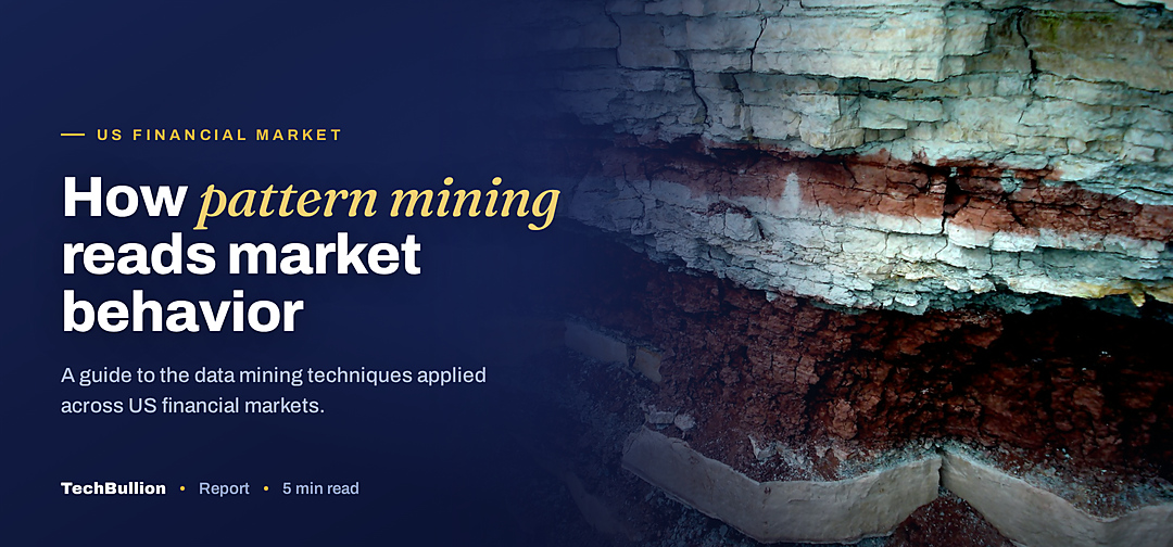 TechBullion featured card: How pattern mining reads market behavior