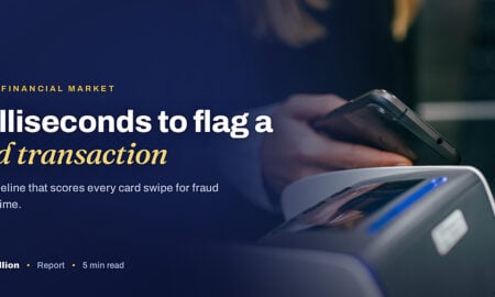 TechBullion featured card: Milliseconds to flag a bad transaction