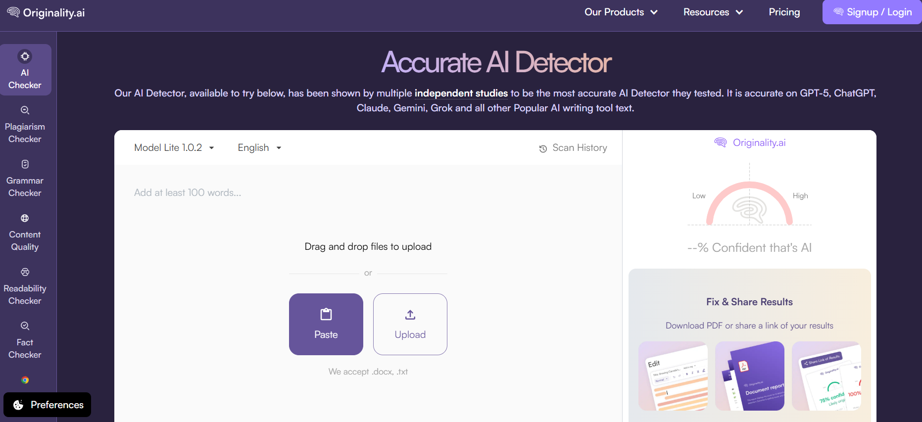 AI content verification tools