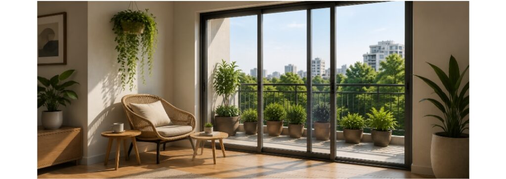 Turn Compact Balconies into Functional Spaces